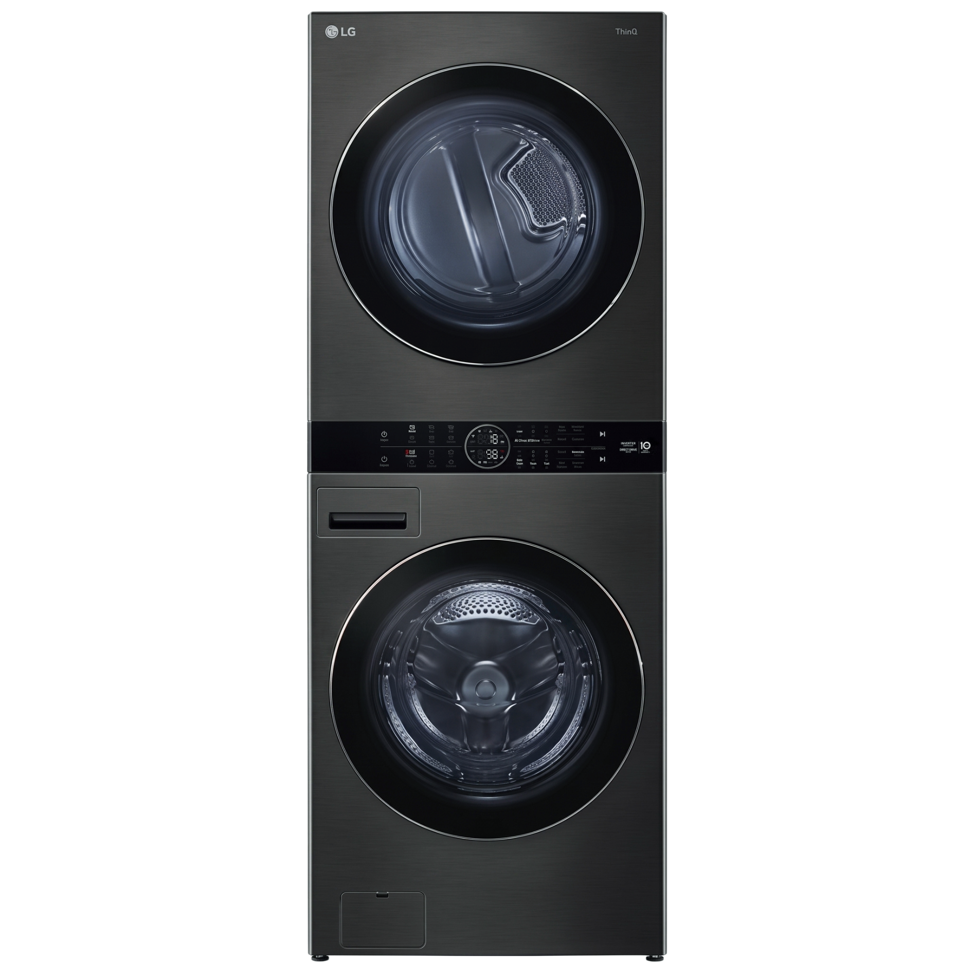 19 + 16 (1) LG W1S1CVK2EHM 19+12KG WashTower Washer/Dryer - Image 1