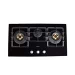 Haier 3 burner Hob HCC-931DGG (3 Burner Tempered Glass Hob )