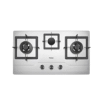 Haier 3 burner Hob HCC-632DGS (3 Burner Tempered Glass Hob )