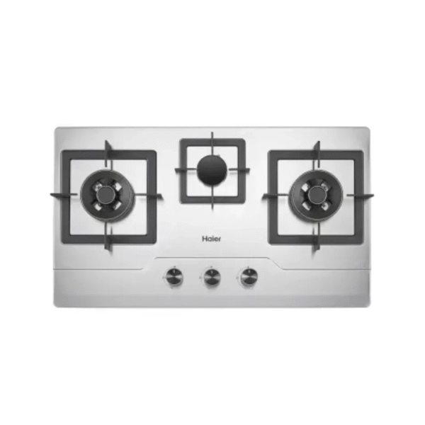Haier 3 burner Hob HCC-632DGS-L (3 Burner Tempered Glass Hob )