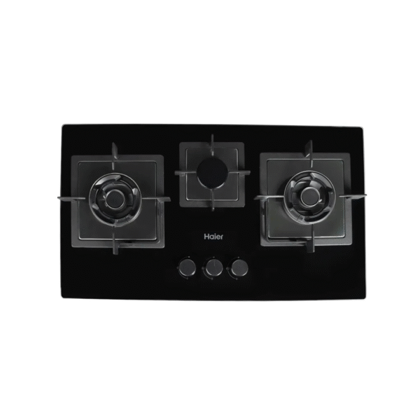 Haier 3 burner Hob HCC-633DGG (3 Burner Tempered Glass Hob )