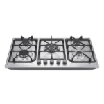 Haier 5 burner Hob HCC-529DGS (5 Burner Tempered Glass Hob ) - Image 2