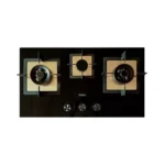 Haier 3 burner Hob HCC-832DGG (3 Burner Tempered Glass Hob )