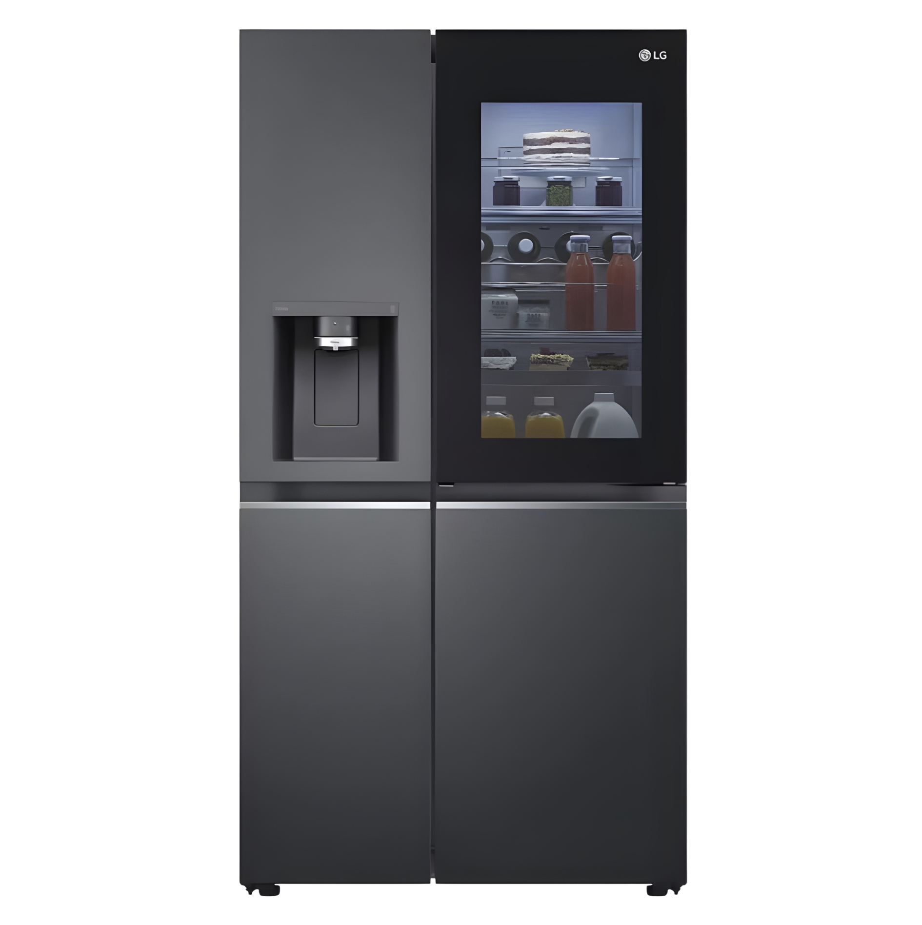 1 (30) LG GR-X267CQEW InstaView Side By Side Refrigerator - Image 1