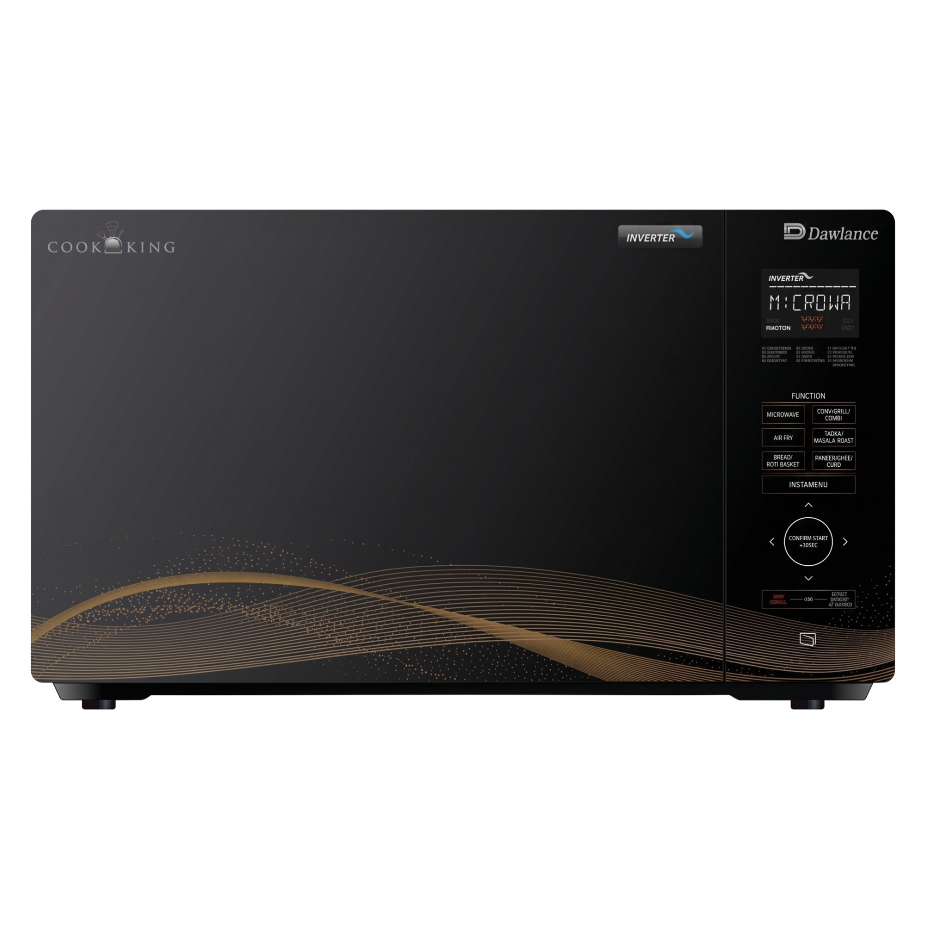 DW560 1 Dawlance MWO DW-560 INV Air Fryer Microwave Oven Black - Image 1