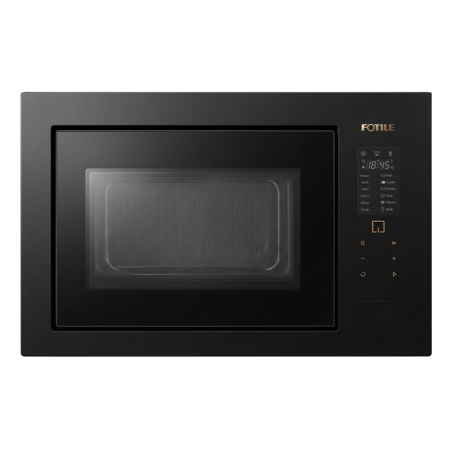 HW25800K-E2 1 Fotile HW25800KE2 Built-in Grilling Microwave Oven Black - Image 1
