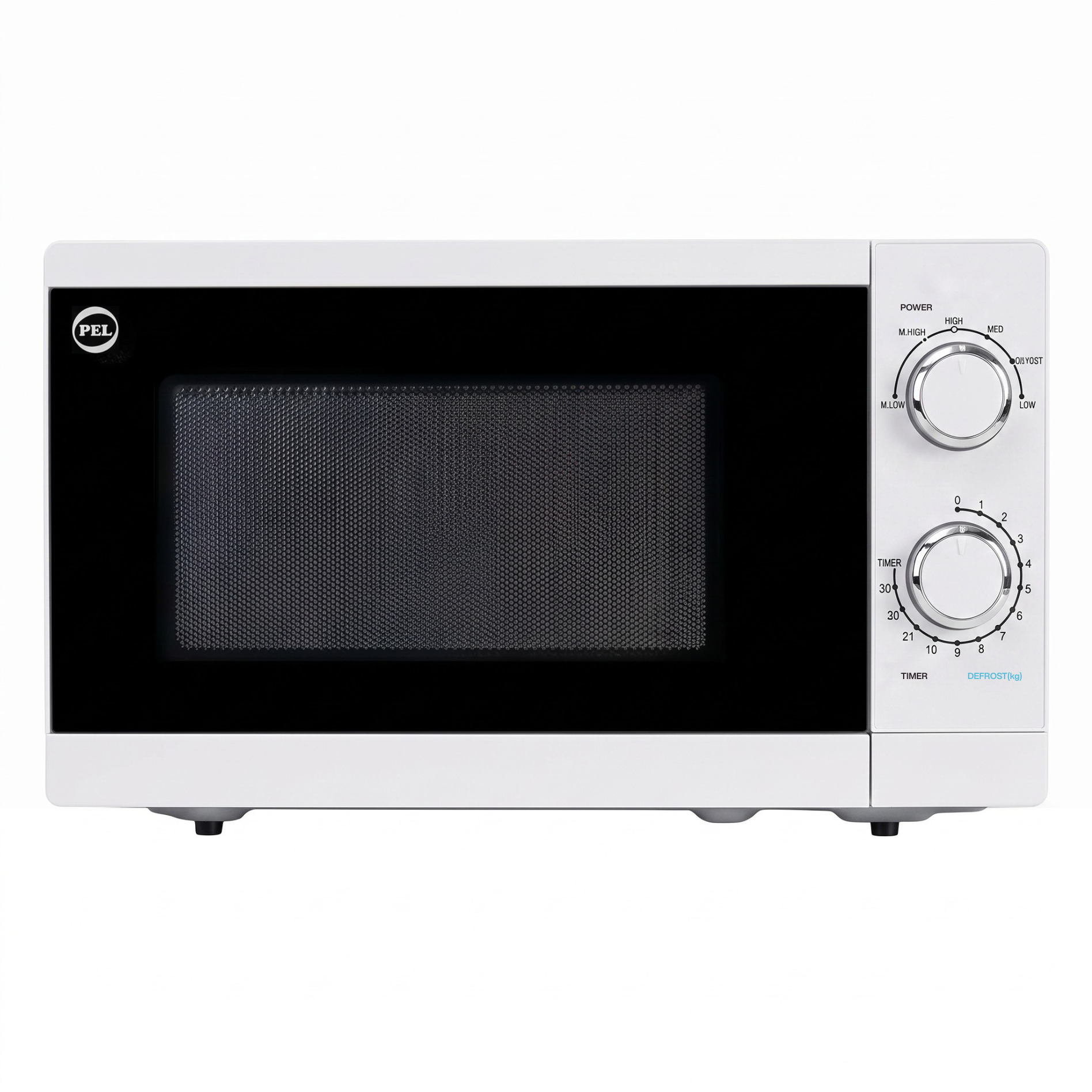 PMO 20W PEL PMO-20W Classic White Heating Microwave Oven White - Image 1